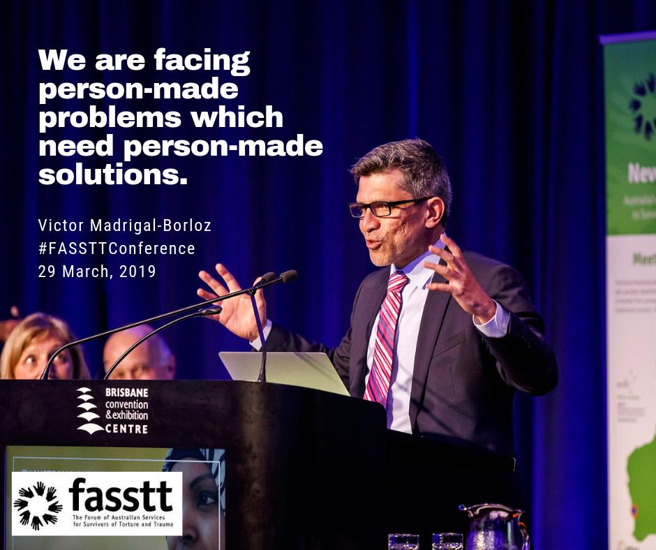 RefugeeTRIRConf's tweet photo. Victor Madrigal-Borloz, in his last official act as the Secretary General of the International Rehabilitation Council for Torture Victims (@irct.org), eloquently summarised the #FASSTTConference. https://t.co/GPaFI38eTx