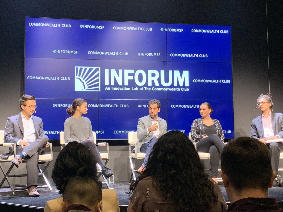 ctbediones's tweet photo. “Democracy is an ideal, not a static concept. We have to constantly dedicate ourselves to trying to improve it.” - @ScottLWarren of @gencitizen at @INFORUMsf’s “The Power of Youth in Our Politics” conversation #BeINFORUMed https://t.co/isMJTTdTQG