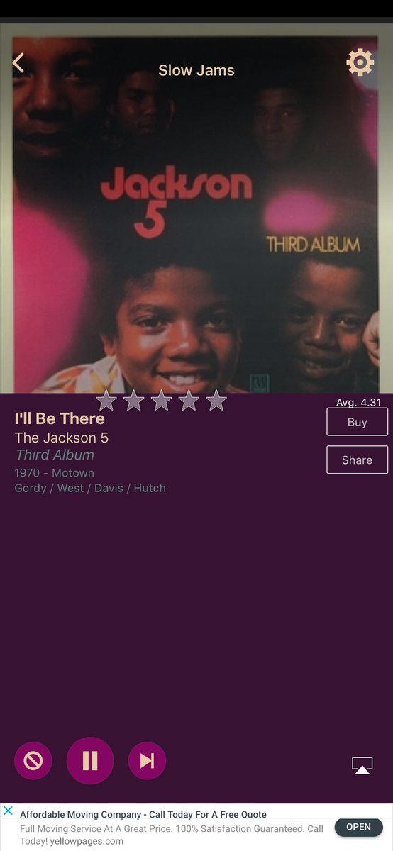 AccuRadioRandB's tweet photo. I'll Be There by The Jackson 5 on AccuRadio R&amp;B Slow Jammin this eve https://t.co/v5Bgq6ZuvU