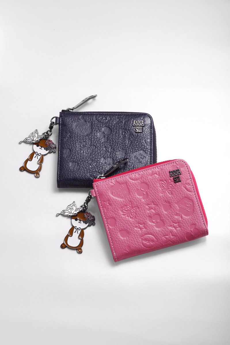 小倉唯プロデュース　ANNA SUI マルチウォレット 小倉唯×ANNA SUIがコラボ！マルチウォレット＆ストライプ