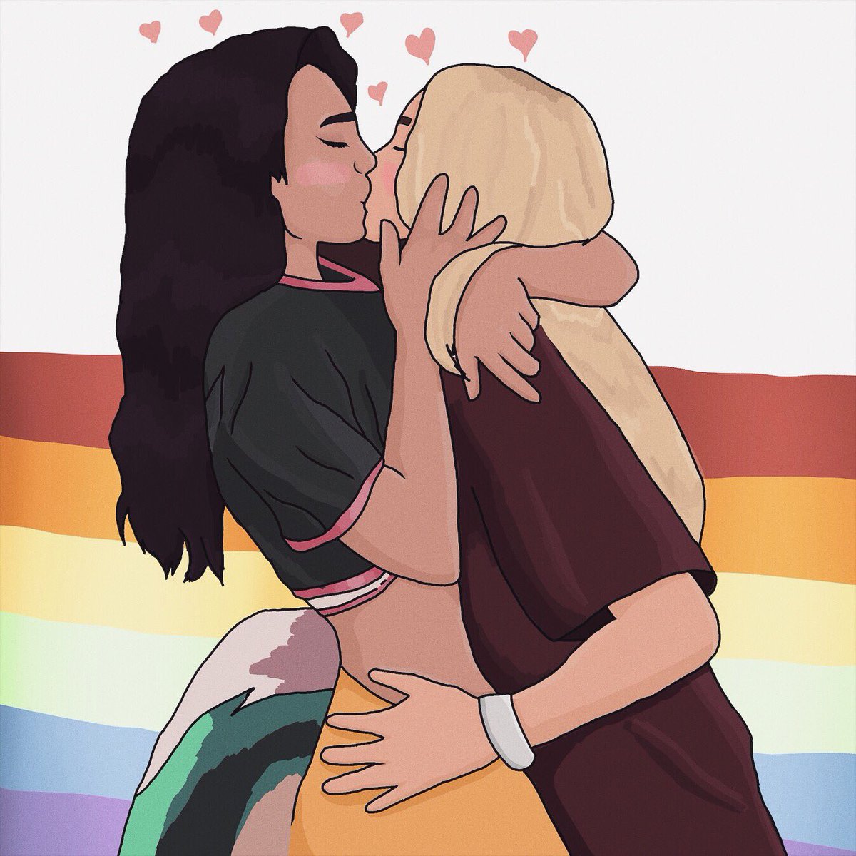 stormcolorrose's tweet image. more gay art cause why not lol @HayleyKiyoko #lgbt #hayleykiyoko