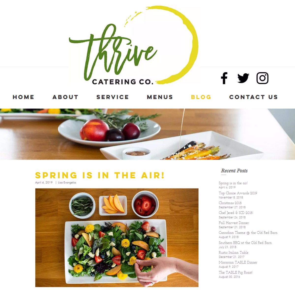 Spring is in the air! Bring on the Wedding &amp; Summer BBQ Season. Sharing <a href="/chefjered/">Jered Evangelos</a>’s salad recipe on the blog! thrivecateringco.com/blog #yegfood #yegcaterer #yegevents #recipe #yegchefs #yegcooks #yegweddings #cateringservices 📷@3hausphotographics