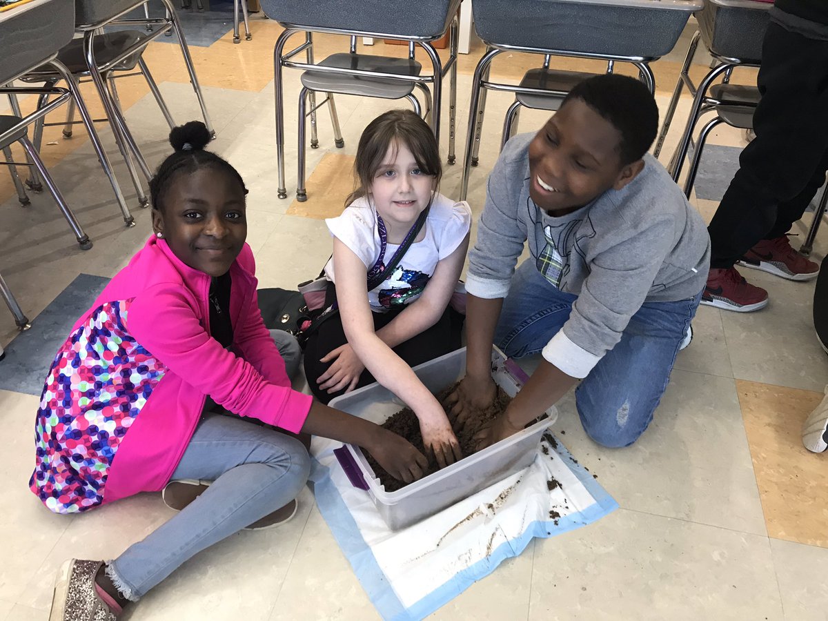 A very fun and messy science experiment yesterday!