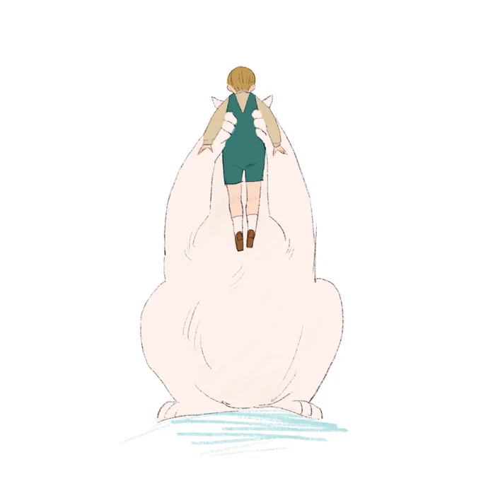 しろくまとぼく 