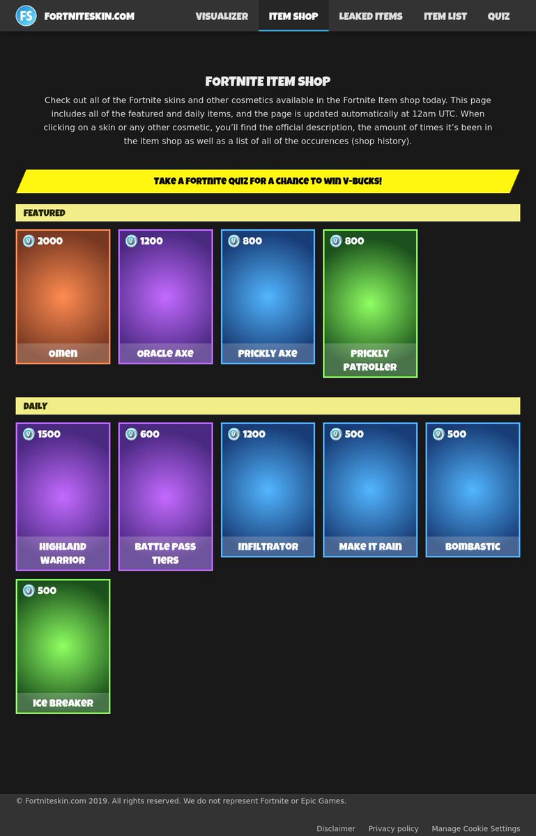 FortniteSkin tweet media