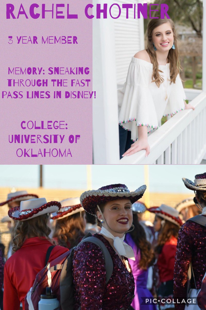 PSHSPlanoettes's tweet photo. Senior Spotlight continued... here’s 3rd year member @ChotinerRachel proud of her growth and love for her sisters! 💜 https://t.co/s43VFkzP2C