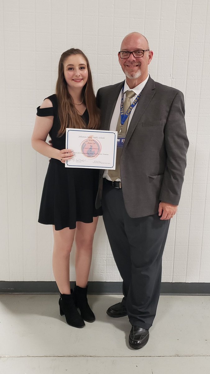 Congratulations to our Outstanding First Year Teacher of the Year nominee <a href="/musicwithmslee/">Anna Katherine Lee</a>! So proud of you Ms. Lee! <a href="/ckennedync/">Chris Kennedy</a> #WeArePIRATES