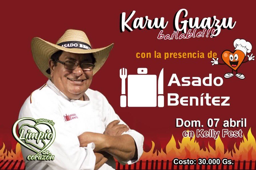 FLdecorazon's tweet photo. Sabias que 🤔en el #GranKaruGuazu montaremos un espacio para que los comensales que optan por almorzar en el lugar puedan hacerlo cómodamente, y a la vez disfrutar de las presentaciones artísticas.
Ya no tenes excusas para faltar!!!😁 te esperamos este domingo 07 de abril https://t.co/kvvfuXh19Y