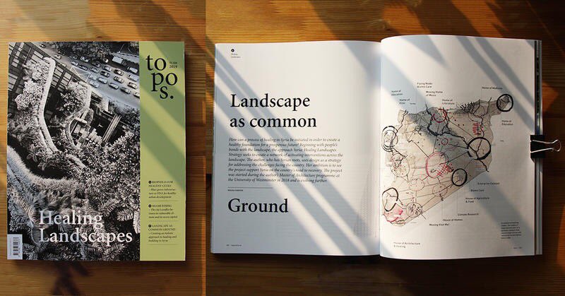 Nouhayay's tweet photo. Thrilled! My article #Landscape as Common Ground has been published in #Topos #HealingLandscapes!
It reflects on the potential role of #Syria.n landscapes as #commonground and presents my vision for reviving Syrian rural &amp; fringe areas to forge hope &amp; agency, and prompt healing. https://t.co/jDTCGwoafX
