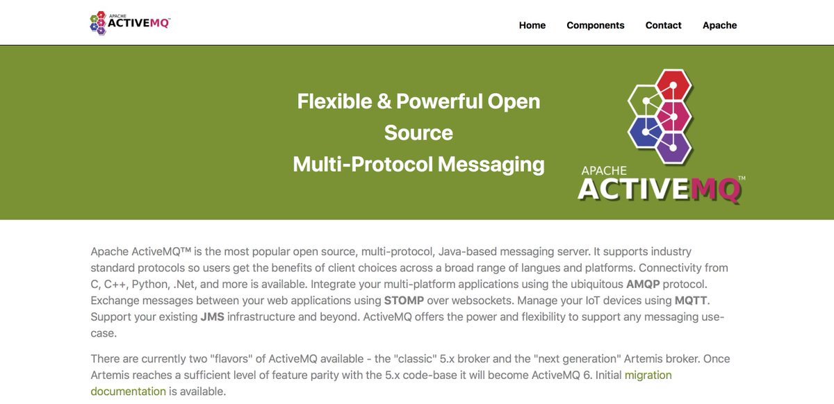 Just launched, see our brand new site, #Apache #ActiveMQ
activemq.apache.org