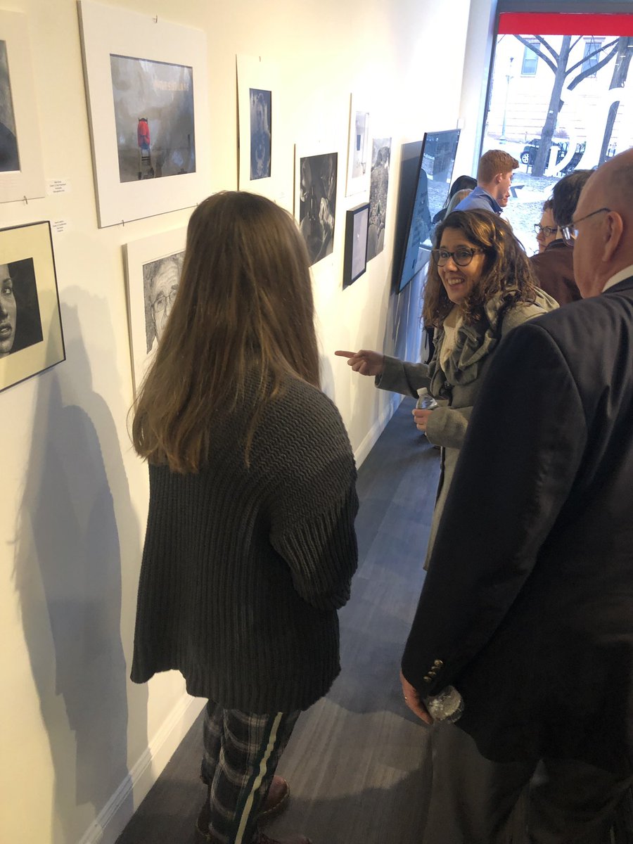 CluePics's tweet photo. The Capital Region High School Regional @albanycentergallery.  Fabulous display of high quality work!  We are so proud of our Shaker students! 
@Djosephcorr @KathleenSkeals @northcolonieart 
#shakerbisonartists  #youngartists #shakerhighschool #albanycentergallery #nccsart https://t.co/r07bOO1aqT