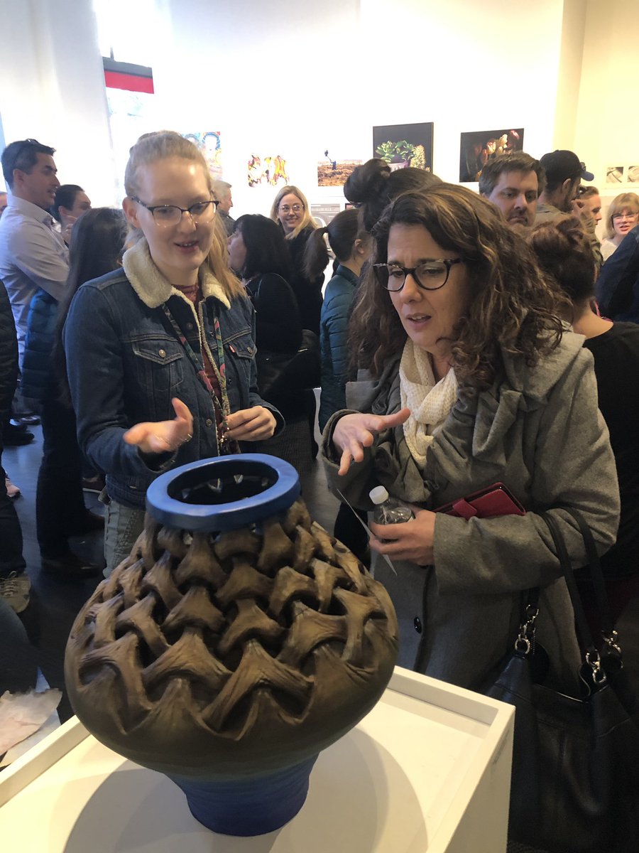 CluePics's tweet photo. The Capital Region High School Regional @albanycentergallery.  Fabulous display of high quality work!  We are so proud of our Shaker students! 
@Djosephcorr @KathleenSkeals @northcolonieart 
#shakerbisonartists  #youngartists #shakerhighschool #albanycentergallery #nccsart https://t.co/r07bOO1aqT