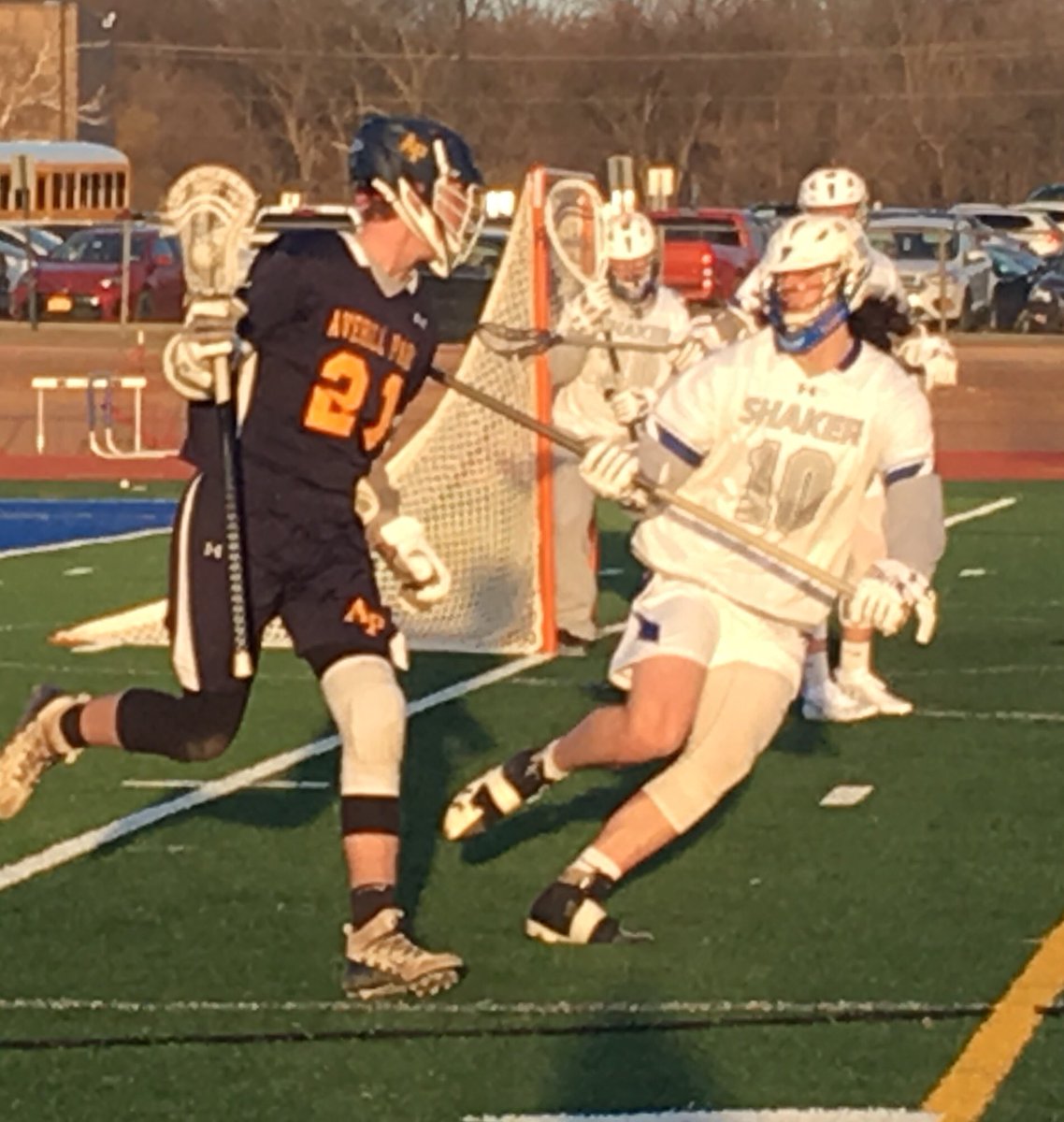tesman11's tweet photo. @ShakerBison37 game freezing out good to see #10 @wil_pepe shutting it down. Can’t wait to see you in purple @UAlbanyMLax soon!  Till then bleed blue! https://t.co/1Aky1ZAzla