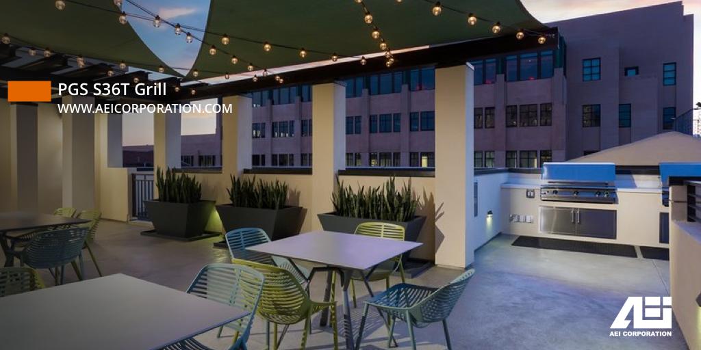 TheAEICorp's tweet photo. Commercial #PGSgrill are made to withstand constant use and are ideal for community #OutdoorSpaces in #ApartmentHomes. #GasGrill #BBQgrill #ApartmentGrill #CondominiumGrill #CommunityGrill #ResortGrill #GasFlowTimer #GrillTimer #BuiltInGrill #CommercialLandscaping https://t.co/cPTkKarUty
