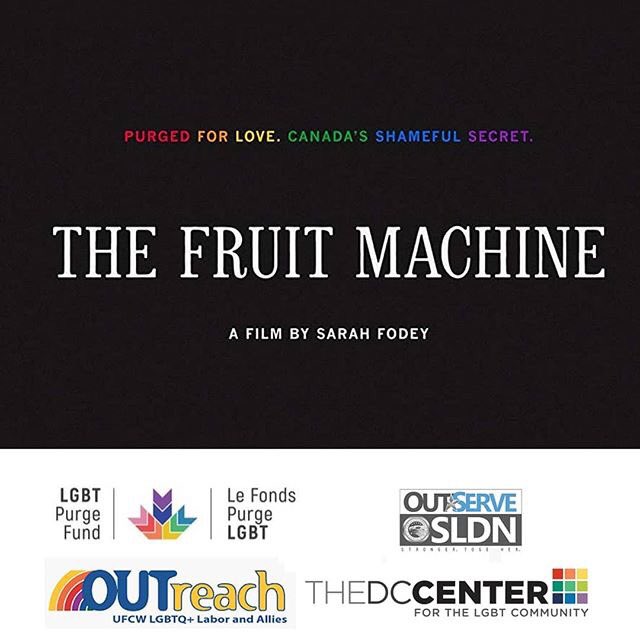DCHomos's tweet photo. Wednesday April 10th- A free screening of the documentary “The Fruit Machine” about Canada's Gay Military Purge. Find out more at https://t.co/eBwYiDre71 #centermilitary #centerarts https://t.co/2Oegj6TQFr