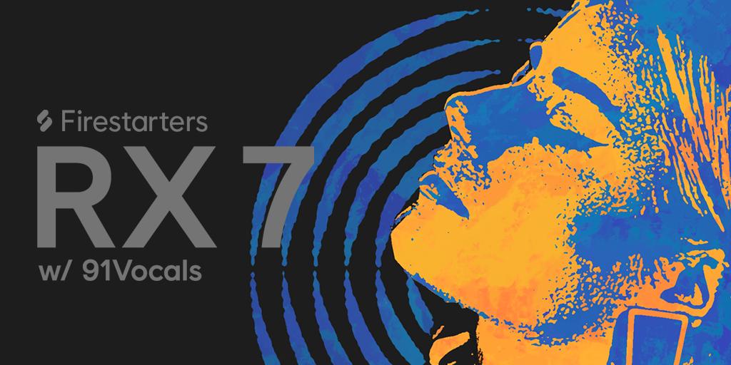 splice's tweet photo. RX 7 is @izotopeinc's premiere audio restoration plugin. Isolate vocals from this @91_Vocals track, create a song, and win a full copy. https://t.co/0YypXWmbUn https://t.co/2GoOZEYGz8