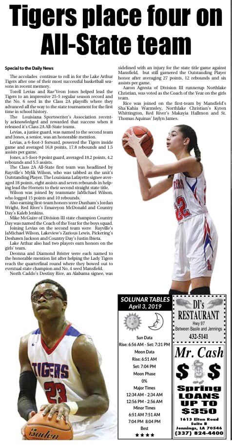 LATigers_'s tweet photo. Congratulations to our Tigers &amp; Lady Tigers who made The All-State Team 
🐅💙❤️🏀⚜️ https://t.co/npU5saRymp