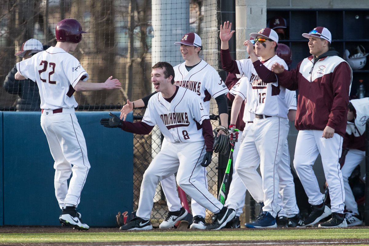 .<a href="/GonkBaseball/">Algonquin Baseball</a> got their season off to a good start with a 3-1 win over Minnechaug at <a href="/NEBComplex/">New England Baseball Complex</a>.  Photos bit.ly/2Vv3BYg