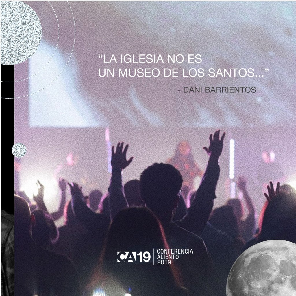 confaliento's tweet photo. "La iglesia no es un museo de los santos. Soy hija de Dios y me puedo sentar en su mesa, pero igual me toca poner la mesa para los que han de venir." - @danibarrientos
_____________________
#ConferenciaAliento 2019 INAGOTABLE 
24-26 de Julio | Dallas, TX
https://t.co/9eFJBGRStu https://t.co/cgqpOAIkfg