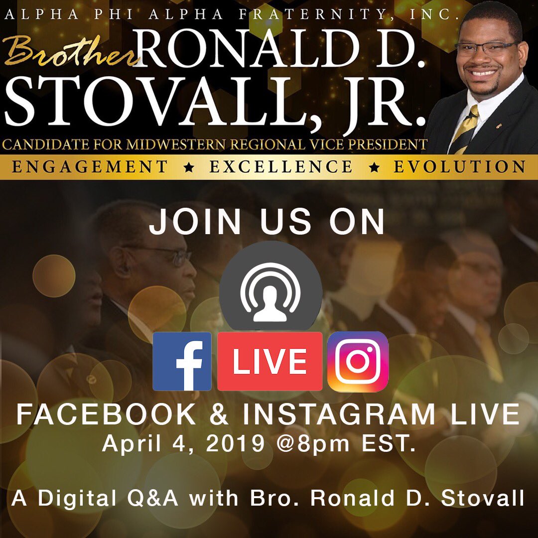 Brothers join me in 30 minutes on <a href="/facebook/">Facebook</a> and <a href="/instagram/">Instagram</a>! Looking forward to speaking with you! #OnThePhi