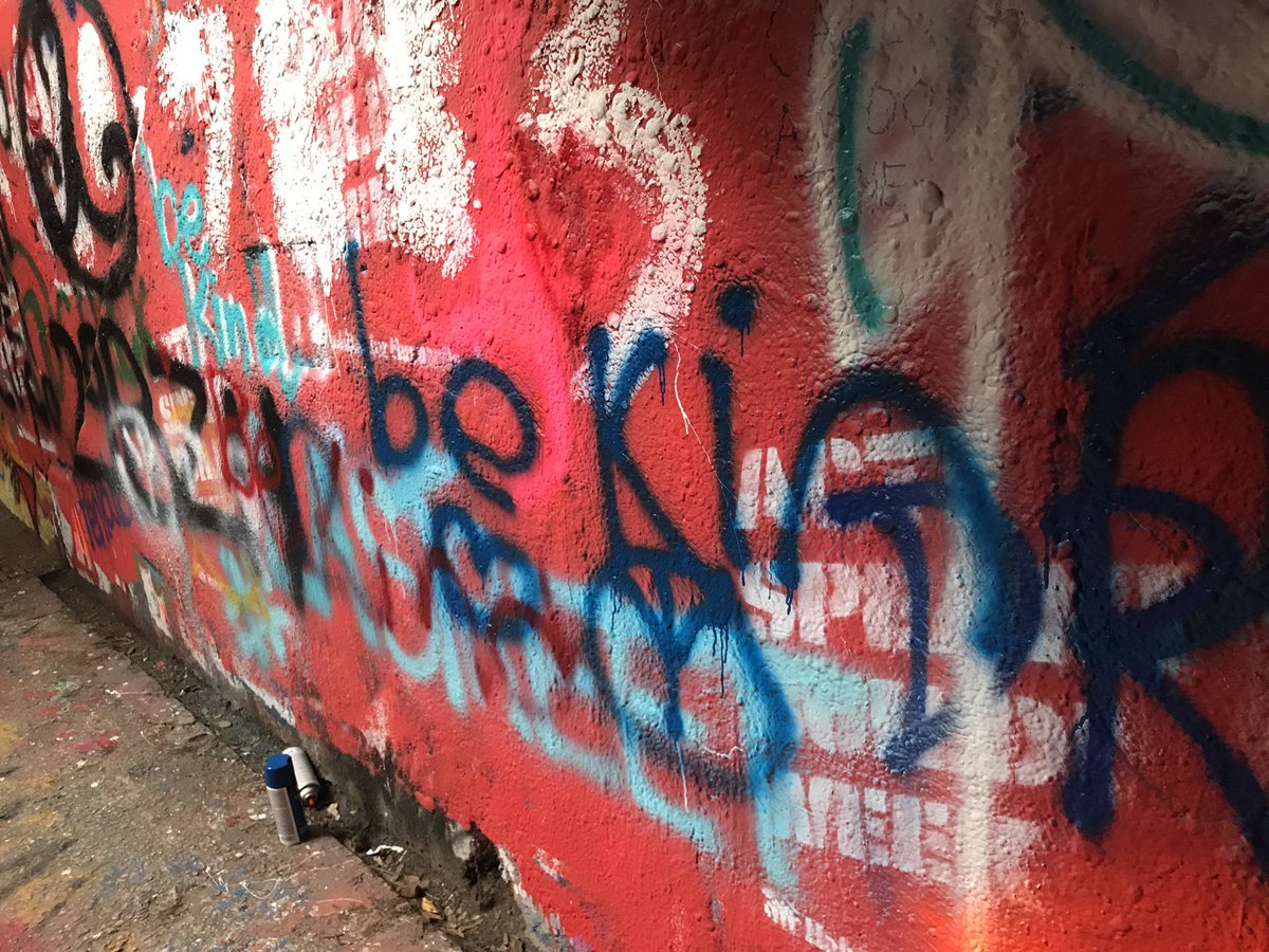 K_J_Hutchinson's tweet photo. @CCMMSRedwolves making their mark and spreading kindness. #BuildingOurDen @NCState #freedom2express https://t.co/tnSIMW2MMw