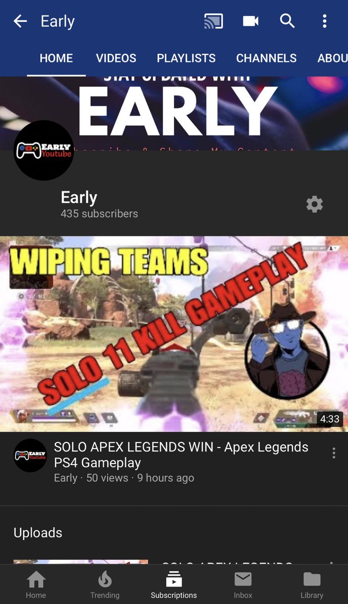 ImEarlyYT's tweet photo. I am honestly so thrilled and grateful for the love and support so far shown on my youtube channel and my twitter! We have just hit 435 subscribers! I cannot believe it.. All i can say is a big THANK YOU!🙏🏼❤️ Couldnt have done it without you guys! #EarlyFam 👊🏼 https://t.co/PYsXTXFEKe
