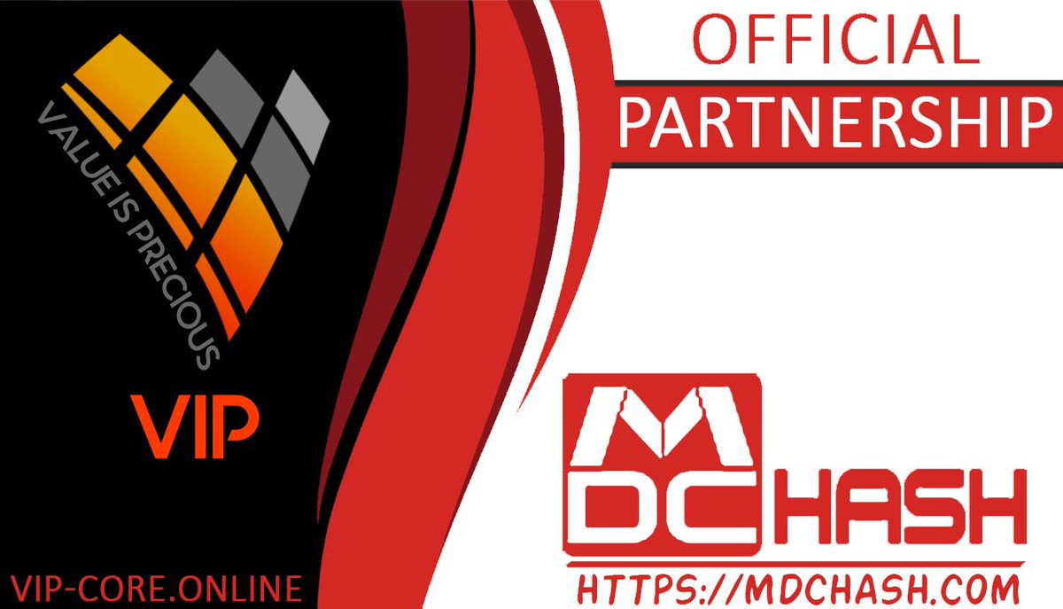 core_vip's tweet image. Dear VIPER'S, we would like to announce our latest official partnership with @MdcHash  First shared node has been started. Join the pool to get instant rewards.Check their discord server and website. Links:
Discord : discord.gg/BsxsvHq
Website : mdchash.com