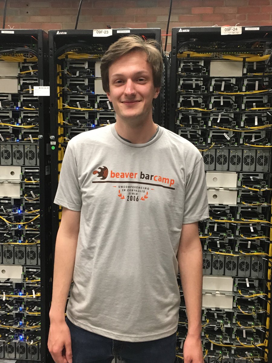 BeaverBarCamp's tweet photo. T-shirts for BeaverBarCamp 19 have arrived! Unfortunately, we might not have enough for everyone, so please come to the event early to grab one for yourself before our t-shirts run out! Special thanks to Dunbar Aitkens for sponsoring our t-shirts! https://t.co/s6jnwZH4ng https://t.co/wQGFxsfoy8