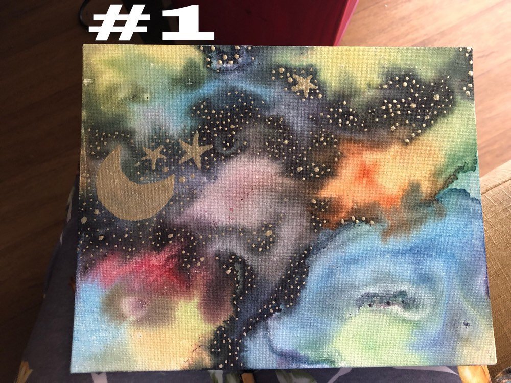 iLLStyles222's tweet photo. #etsy shop: #Rainbow #galaxy #space #love #painting. 6 different ones to choose from. #painting #art #colorful #funky #colors #unique #oneofakind #handmade  https://t.co/WbuDmlfx0Z #moon #star #forsale #artist #artwork #art #magic #support #pleaseshare #styleoftheday #SkySport https://t.co/SruIYnTRBF