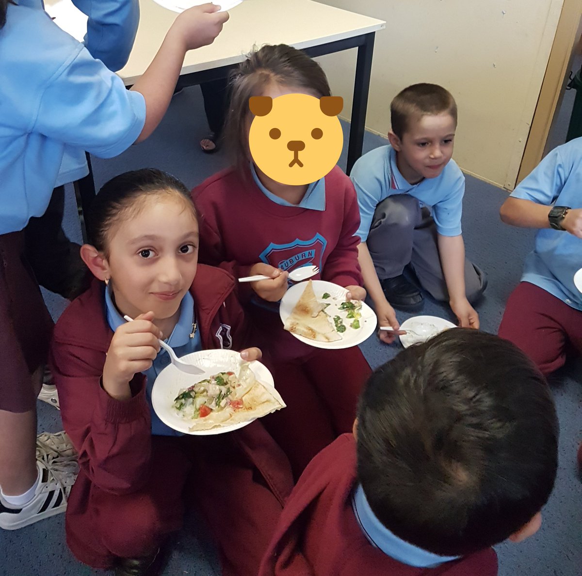 AWPS2A's tweet image. &quot;This is delicious!&quot; - a direct quote from a very happy taste tester. Thank you to the parent committee for serving up a Super Salad today!