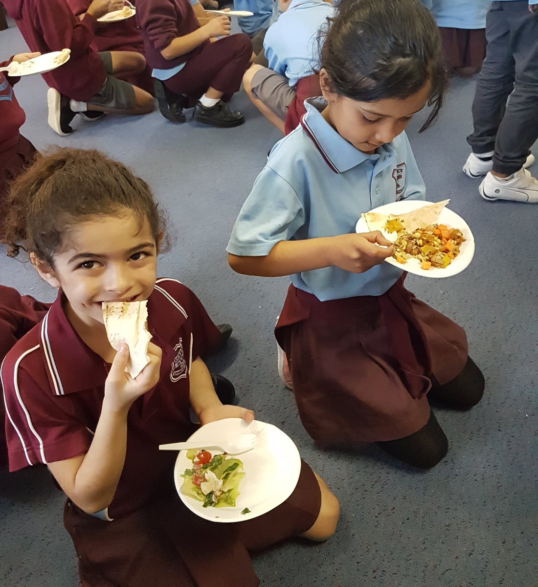 AWPS2A's tweet image. &quot;This is delicious!&quot; - a direct quote from a very happy taste tester. Thank you to the parent committee for serving up a Super Salad today!