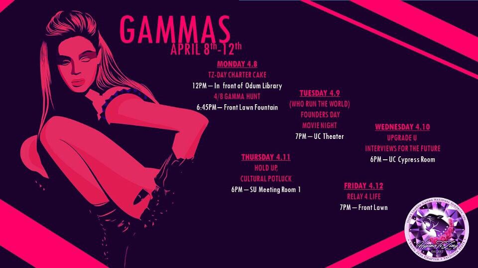 vstategammas's tweet image. You ain’t never seen a fire like the one we’re about to cause 🔥🔥 Join the #vstategammas as we “ring the alarm” at the sound of Gamma Week! 🚨🚨💕💜 #beyonce #gammaweek #womenofdisinction #gammasonfire