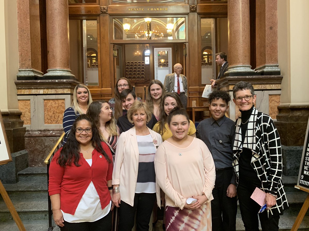 iJAGRocks's tweet photo. We have had TWO amazing Legislative Days over the last two weeks! Students from across Iowa came to share their stories and talk about why iJAG matters. One student shared @IAGovernor that iJAG “isn’t just a great program, it changes our lives!” #iJAGRocks https://t.co/6UJCuFRiHF