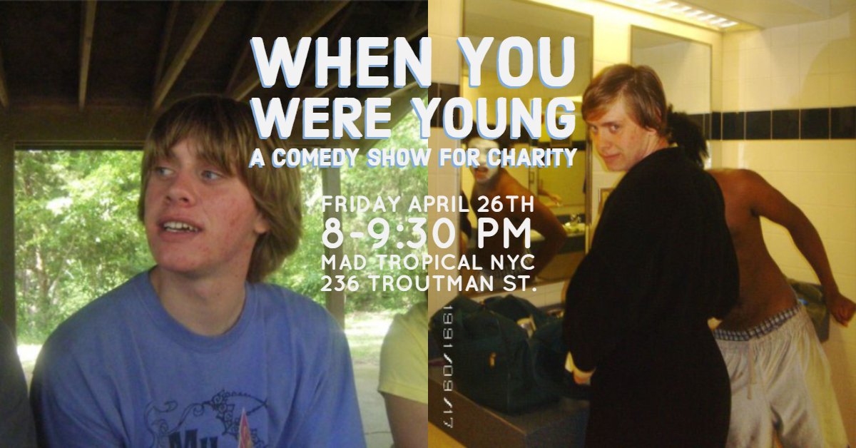 TVsKevinLanigan's tweet photo. We're doing a comedy show for charity! Friday April 26th. 8-9:30 PM. Mad Tropical, NYC! Tickets are free. Suggested donation of $3-5 goes to 826NYC and combating childhood illiteracy.

If you can't be there, you can still donate!

PayPal: chekhovcharities@gmail.com https://t.co/krHJHAVRqu