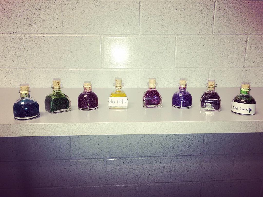 TheRock_DA's tweet photo. Potions. Potions. And More Potions! 

Thank you to everyone who came to make potions. It was fun to see everyone’s potions and to hear what they were called. #DA #dumbledorsarmy #SRU #Potions https://t.co/OHandIam6l