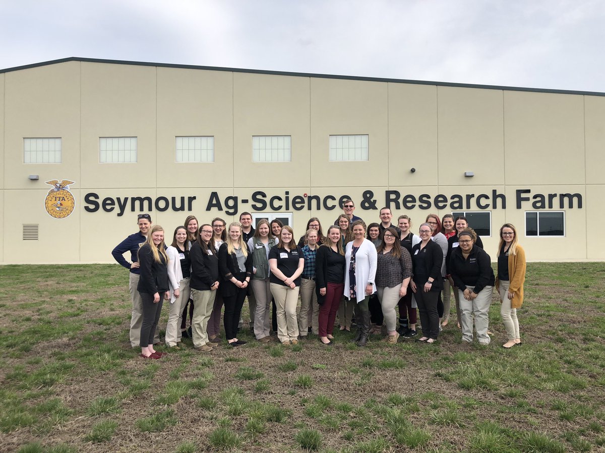 IAAEPurdue's tweet photo. YDAE 319 had the opportunity to tour the Seymour Ag program today! We learned a lot about the school’s diversity and brand new Ag-science &amp; research farm! #AgEd https://t.co/Kv7eeLlWNH