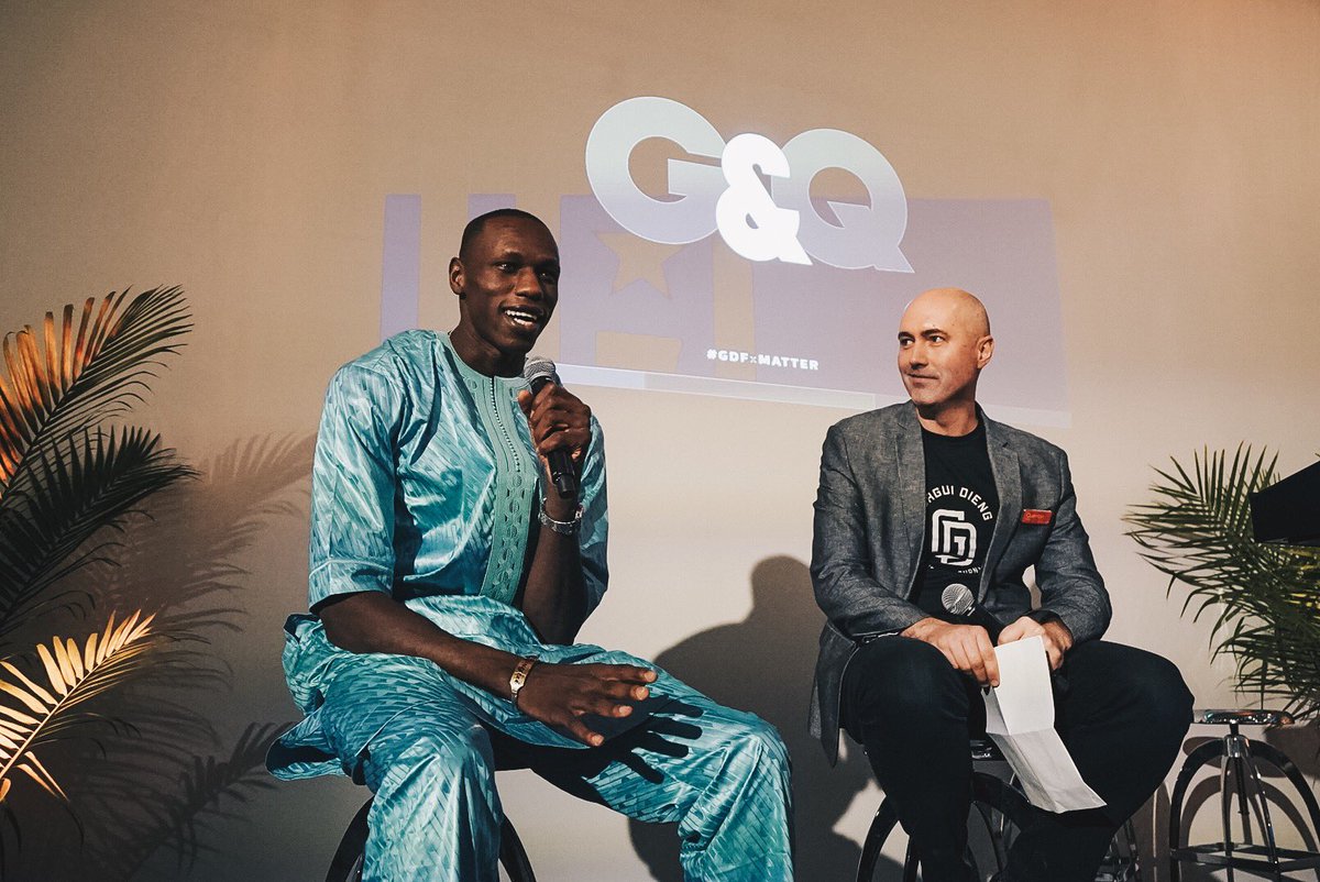 Timberwolves's tweet photo. A night to give back to Senegal 🇸🇳
#GDFxMatter https://t.co/4hfcnx1PTf