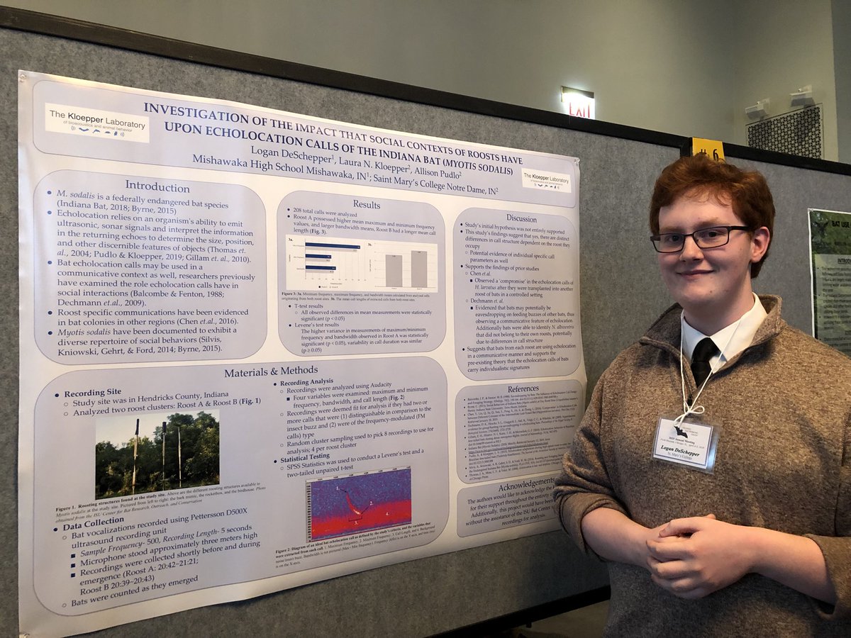 ProfLKloepper's tweet photo. So proud of my high school student who is presenting his own research at the #MWBWG conference this evening! https://t.co/6FdbA8GuaF