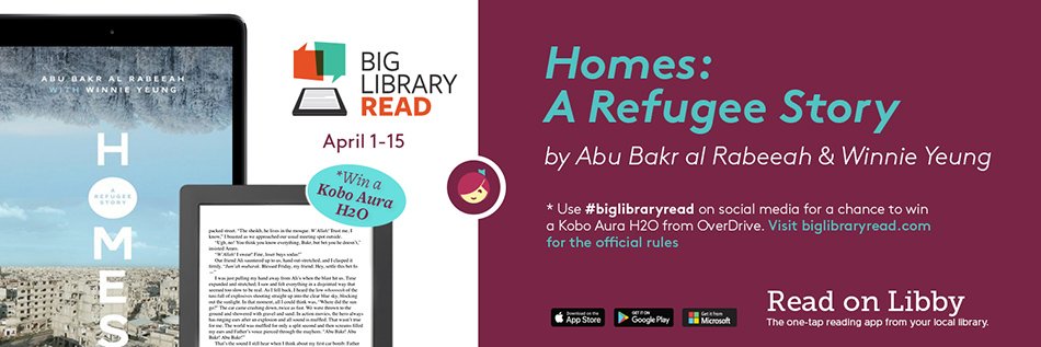 a colorful graphic with a tablet and smartphone displaying text of a book