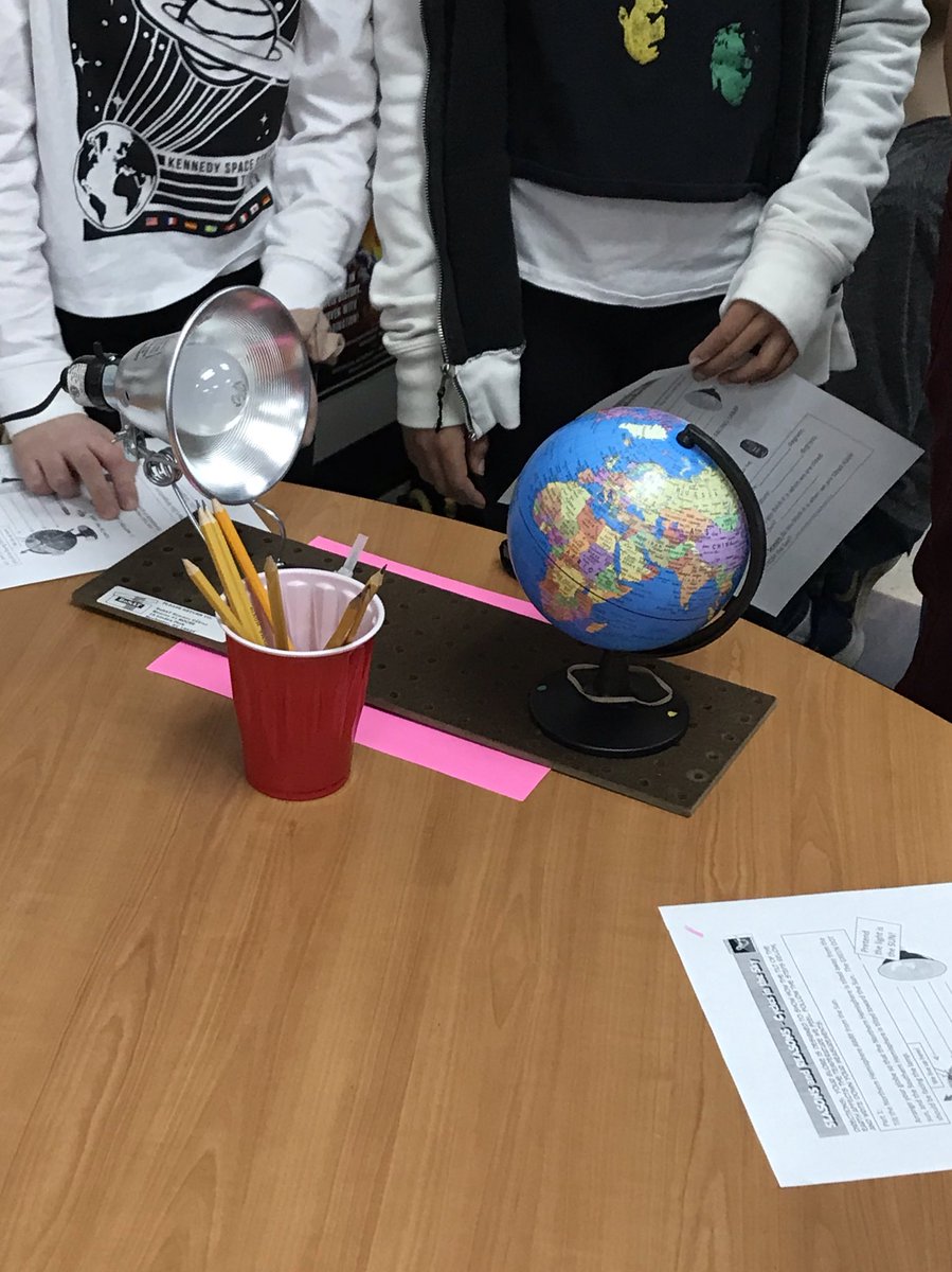 msknight225's tweet photo. Exploring space and the seasons. We had so much fun and learned a lot! Thank you @Newark_Schools for providing the resources to do distance learning! #5thgrade #spaceexploration #handsonlearning https://t.co/VGtWQqUS9t