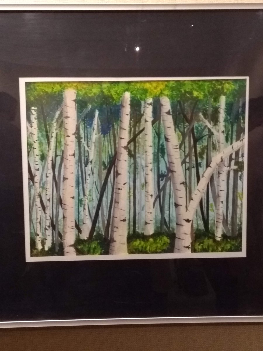 minouchecoussi's tweet photo. @bssnews Just some of the wonderful work done by Bayside's ownHannah Campbell, Mika Kari, Adey Singer, and Victoria Kennedy, and on display at the opening of the Parrott Art Gallery Show of student work in Belleville.  Mr. Campbell and Ms. Sevigny are proud of you! https://t.co/7KcSP4KX1b