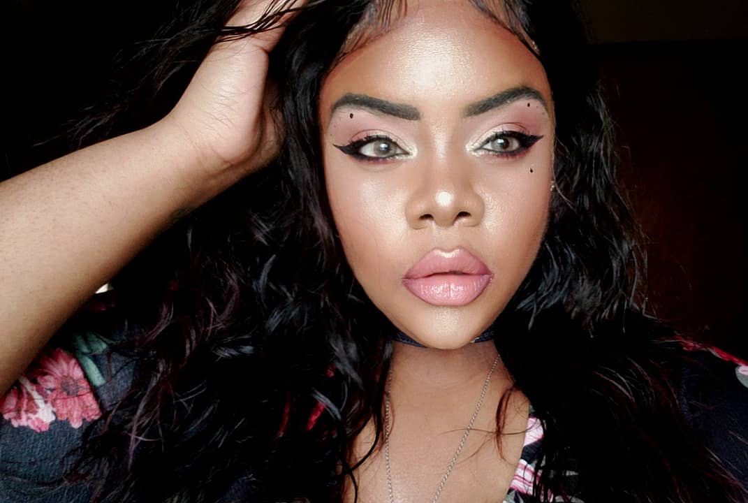 nikinami_'s tweet photo. Cherry Blossom๐ธ
@ColourPopCo Dream St palette + Dukes ๐+ Cookie๐ @eddiefunkhouser concealer and mascara @fentybeauty #trophywife #glossbomb @BenefitBeauty #Kabrow #badgalbang @LAColorsusa foundation @getdrenchedcos #BeatButWoke Comet Water + #NeonDreams
#Makeup #Melanin https://t.co/YkLREtCDPJ