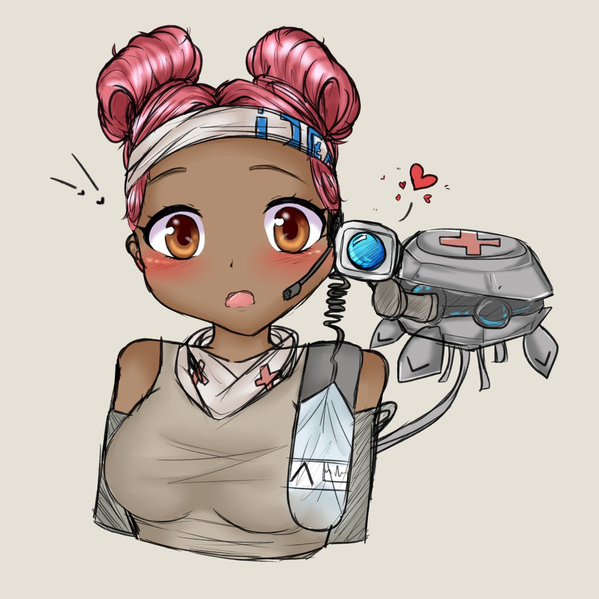 picture Apex Legends Fanart Lifeline lifeline fan art in a more anime ish