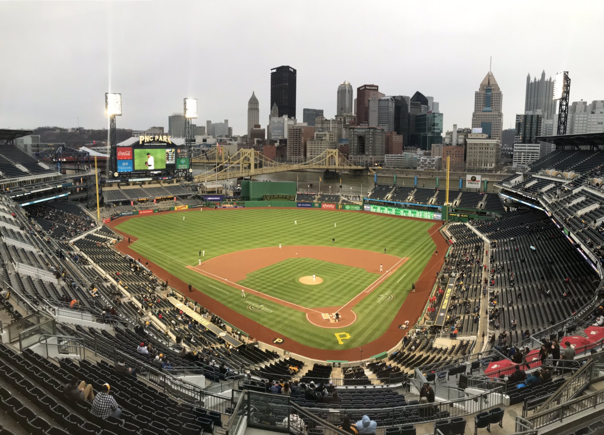 There was a professional baseball game in Pittsburgh tonight | More Sports