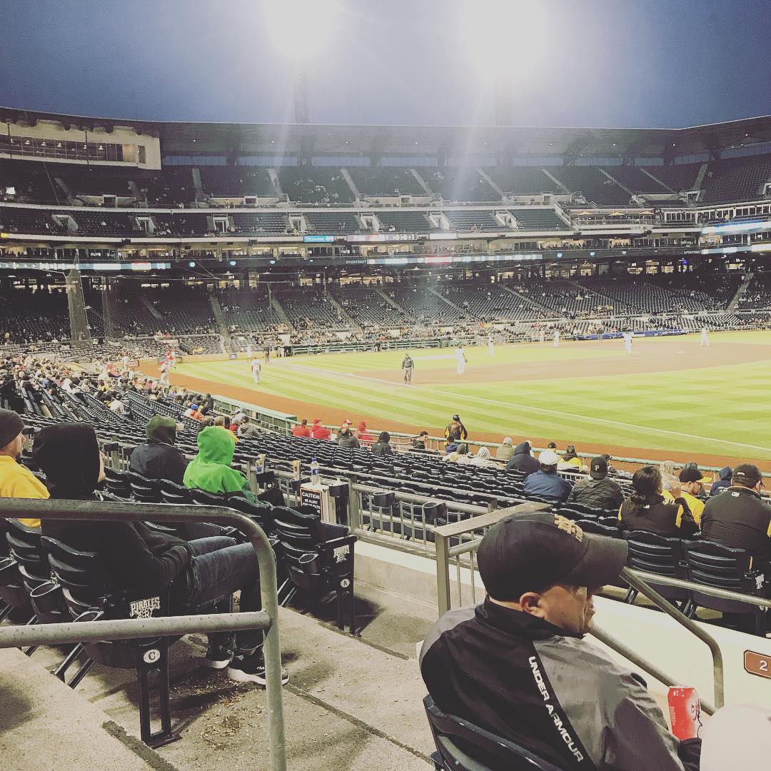 There was a professional baseball game in Pittsburgh tonight | More Sports