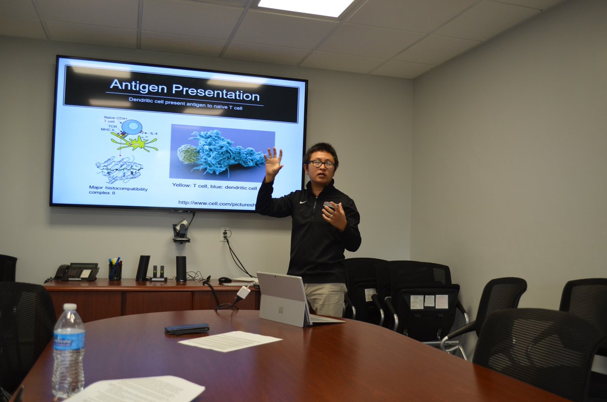 Dr. Changqi Liu talked about the growing global epidemic of food allergy.