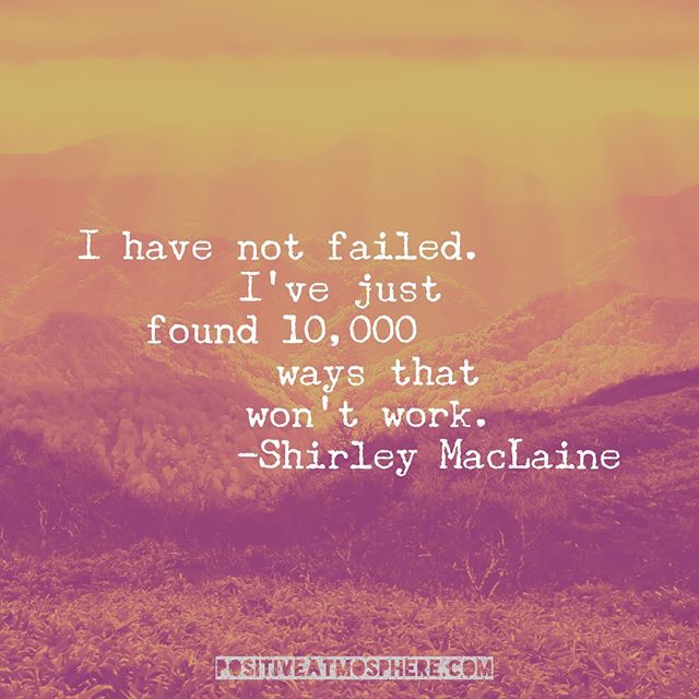 Pos_Atmosphere's tweet photo. I've not failed. I've just found 10,000 ways it won't work!

Who can relate?

#positiveatmosphere
.
.
.
.
.
.
.
.
.
.
.
.
.
.
.
#positivethinking #betteringmyself #workingonme #workingonmyself 
#ibelieveinyou #loveyourtribe #focus #hardwork #success #con… https://t.co/wQum3NI9JH https://t.co/ubDz7rMIHk