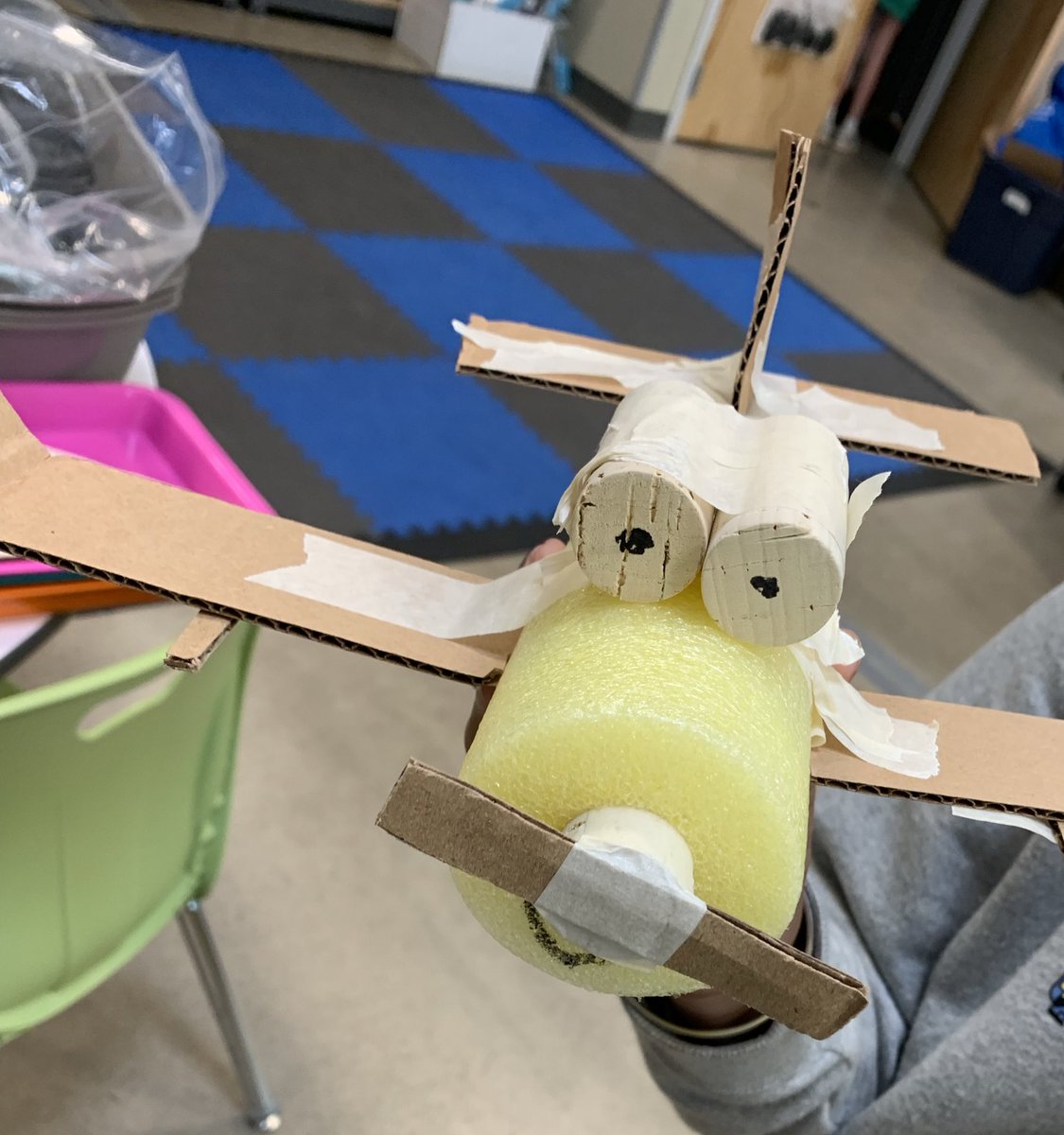 “I wish I could freeze time so I can work on this forever...” said a student during Tinker Thursday lunch club. ... #usdLearns #carltonUSD #MakerSpace #cardboardcreations