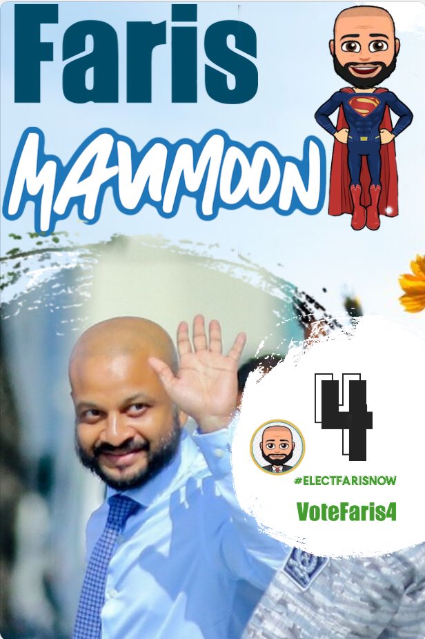 ވިސްނުންތެރި ކަމާ އެކު  އިންދޭ،

        އޯގާތެރި  ކަމުގެ އޮށަކުން މެނުވީ،

             އުފާވެރި ކަމުގެ ގަހެއް ނުފަޅާނެެއެވެ،

#VoteFaris4 
#Maahdhaa4
#ElectFarisNow 
#MRMkerigenkuriah