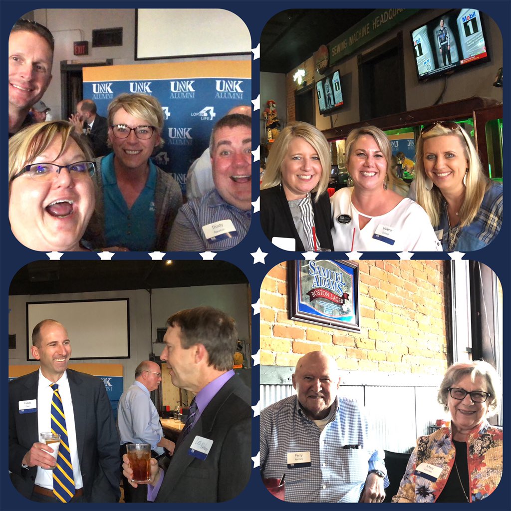 UNKAlumni's tweet photo. Another great Kearney Quarterly After Hours ever! Thanks @cunninghamspub on the Bricks for your hospitality! 

#UNKAlumni #Loper4Life #Onthebricks #Cunninghams https://t.co/d9WAqHeWKM